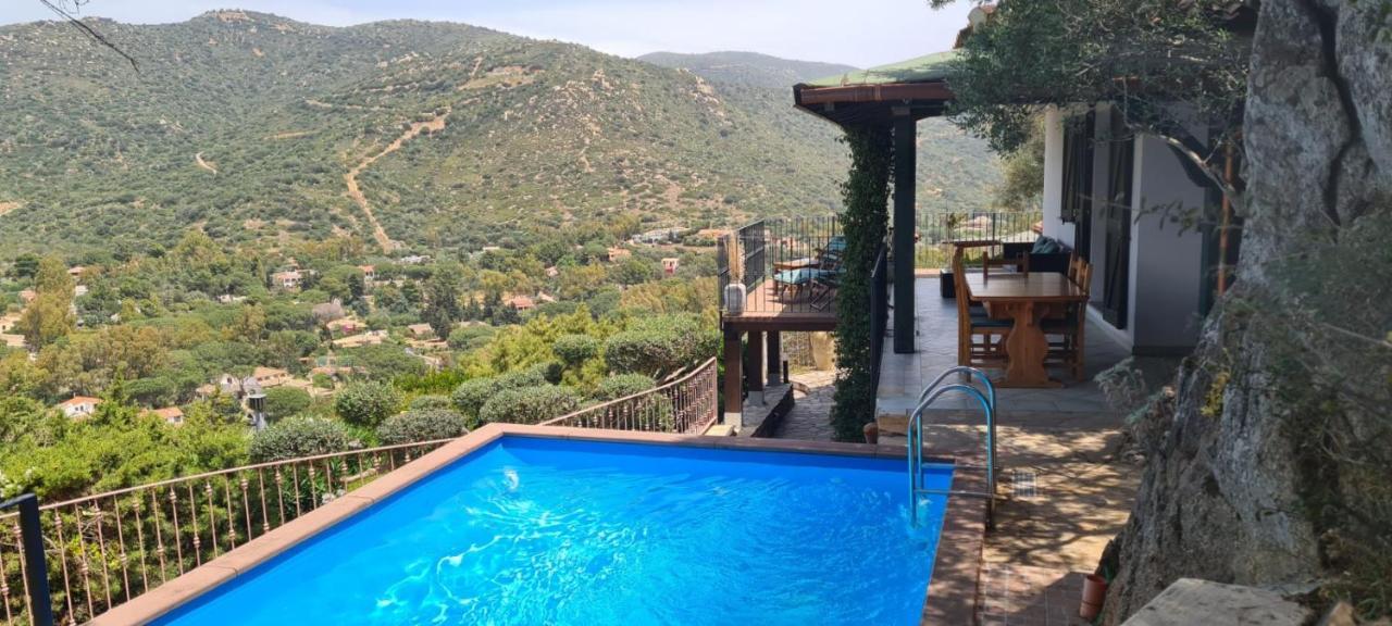 Villetta With Heated Pool And Panoramic View Torre delle Stelle Eksteriør bilde