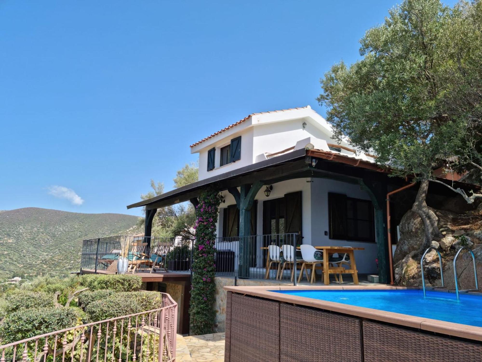Villetta With Heated Pool And Panoramic View Torre delle Stelle Eksteriør bilde